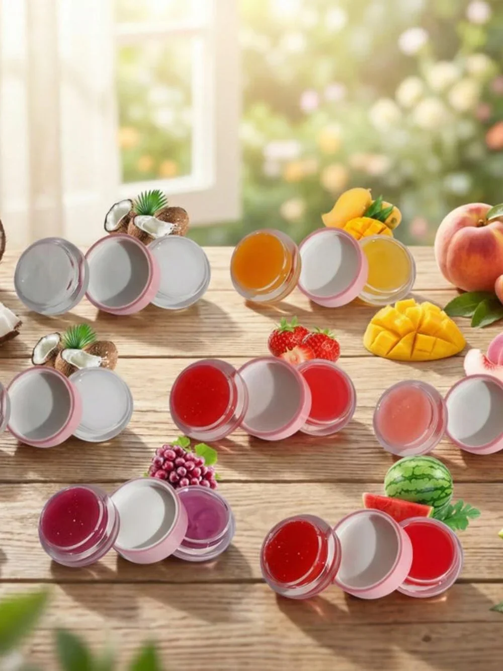 Peach 2-in-1 Sugar Lip Scrub Exfoliator & Moisturizer